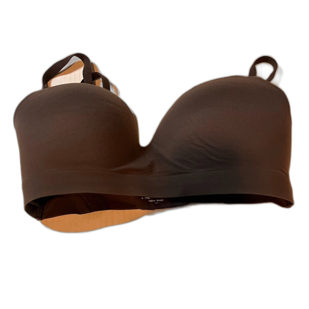 SOMA Bra 34D T-Shirt Brown Everyday Comfort Minimalist Enbliss NO WIRE